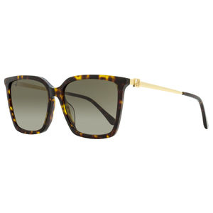Jimmy Choo Square Sunglasses Totta /G 086HA Havana/Gold 56mm
